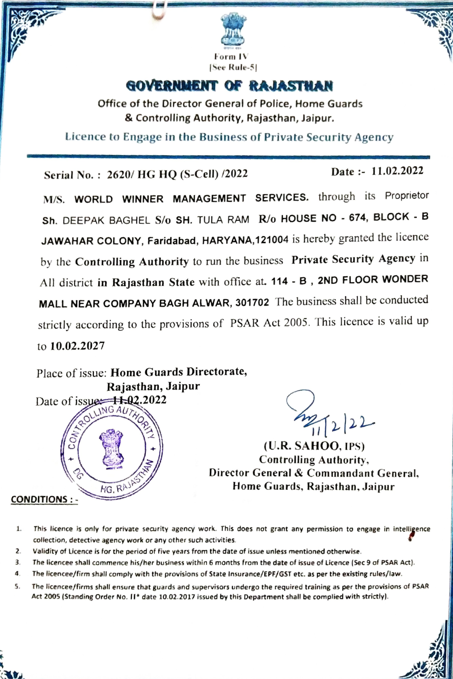 Rajsthan Pasara